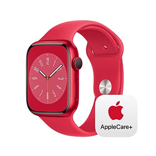 Apple Watch Series 8 [GPS 45mm] Smart Watch w/ (Product) RED Aluminum Case