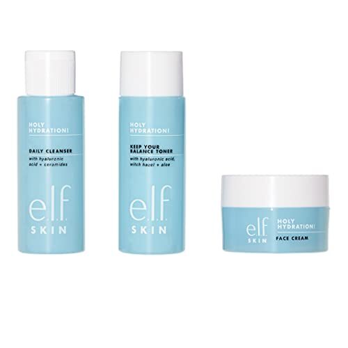 e.l.f. Skin Holy Hydration! The Essentials Mini Kit, Cleanser