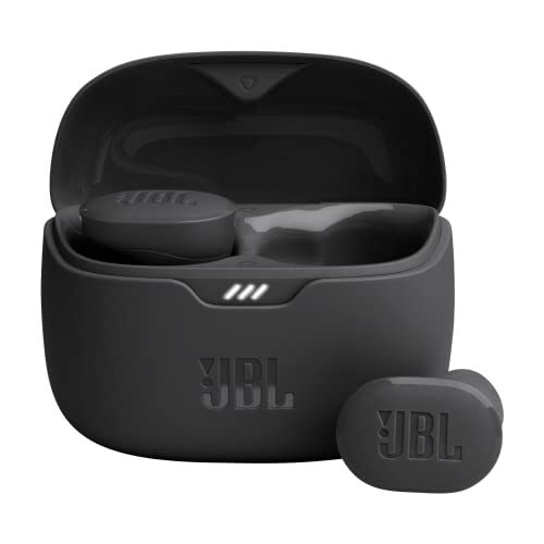 JBL Tune Buds – True Wireless Noise Cancelling Earbuds (Black), Small