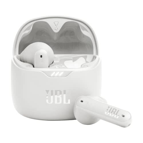 JBL Tune Flex – True Wireless Noise Cancelling Earbuds (White), Small