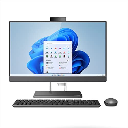 Lenovo IdeaCentre AIO 5i – 2022 – All-in-One Desktop – 27″ QHD Touch Display – 5MP + IR Camera – Windows 11 Home – 8GB Memory – 256 GB Storage – Intel Core i7-12700H – Mouse & Keyboard Included