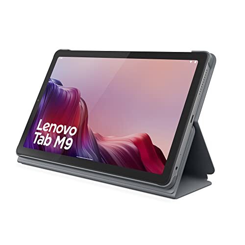 Lenovo Tab M9-2023 – Tablet – Long Battery Life – 9″ HD – Front 2MP & Rear 8MP Camera – 3GB Memory – 32GB Storage – Android 12 or Later – Folio Case Included,Gray