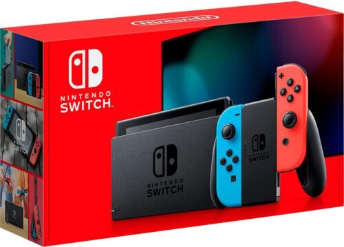 Nintendo Switch™ with Neon Blue and Neon Red Joy