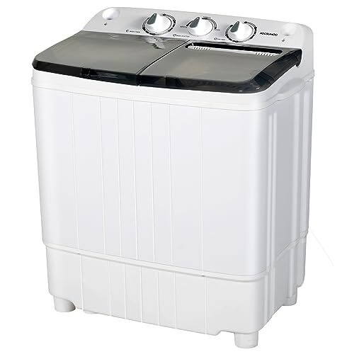 ROCSUMOO Portable Washing Machine with 17.6lbs Capacity, Laundry Washer
